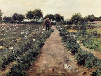 威廉 梅裡特 查斯 The Potato Patch aka Garden Shinnecock 威廉 梅裡特 查斯 The Potato Patch aka Garden Shinnecock